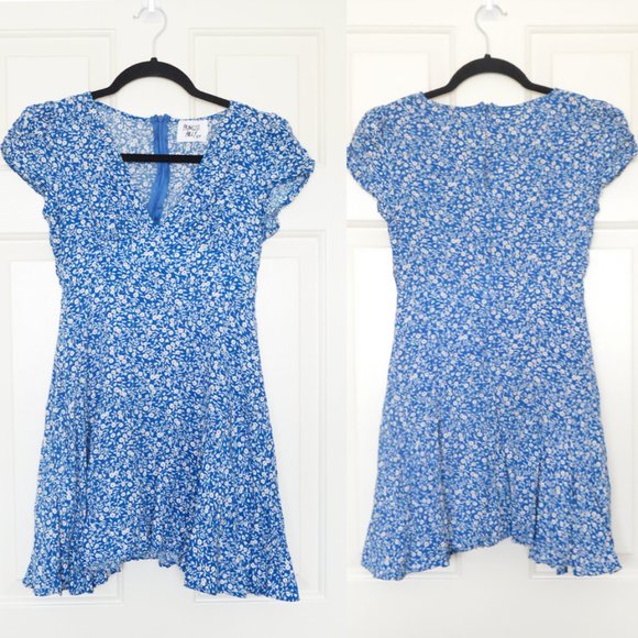 Princess Polly Blue Floral Dress - Picture 2 of 3